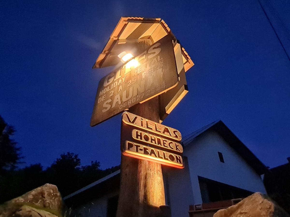 Locations Des 3 Sommets Avec Sauna Et Spa En Alsace Sondernach المظهر الخارجي الصورة