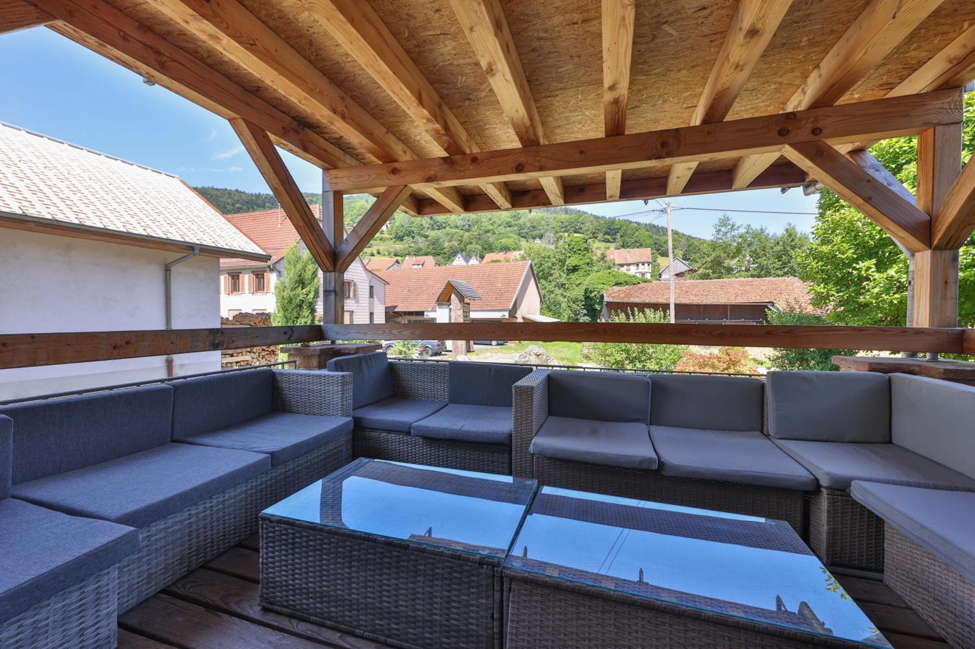 Locations Des 3 Sommets Avec Sauna Et Spa En Alsace Sondernach المظهر الخارجي الصورة
